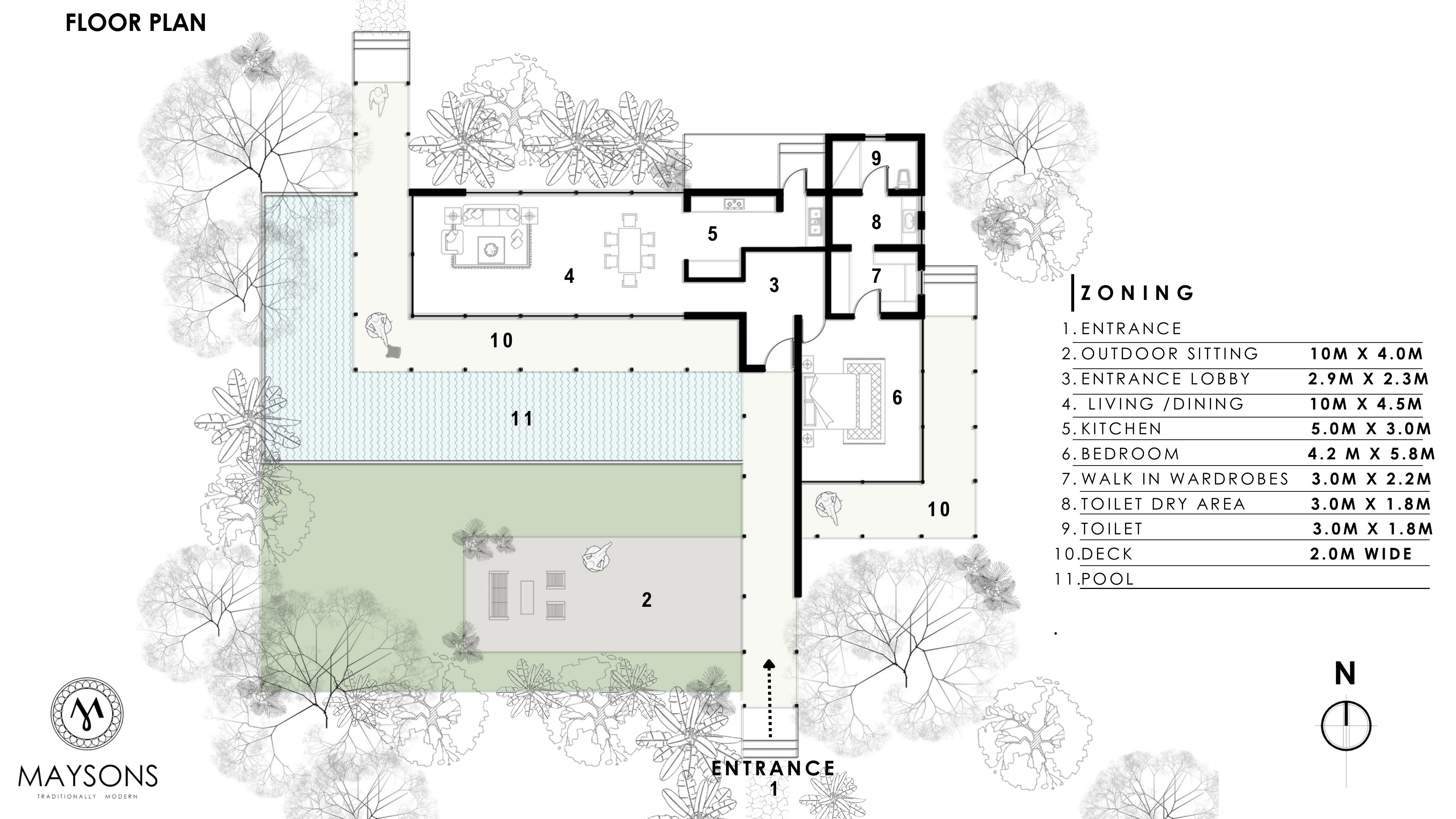 Villa floor plan