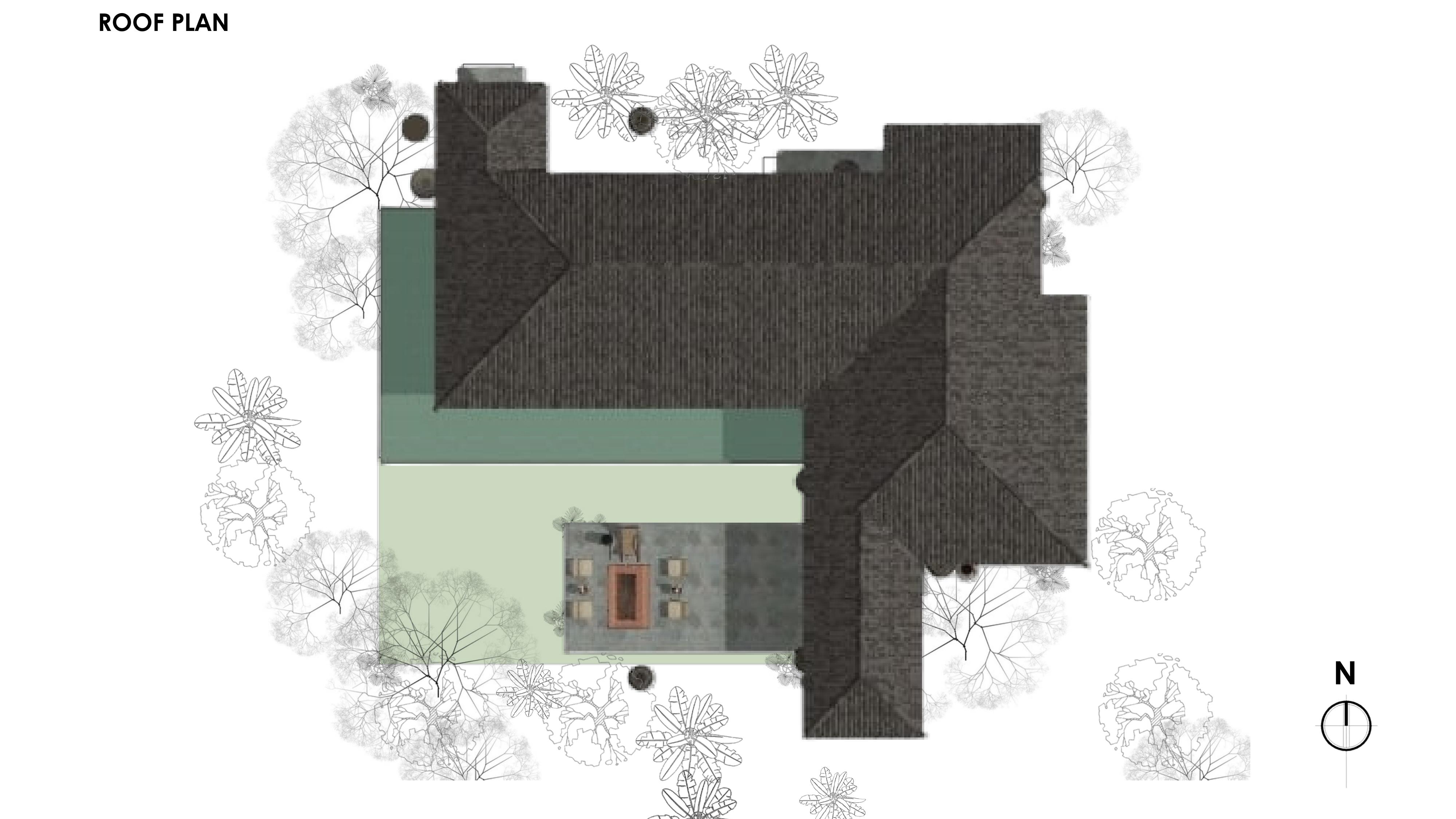 Villa roof plan